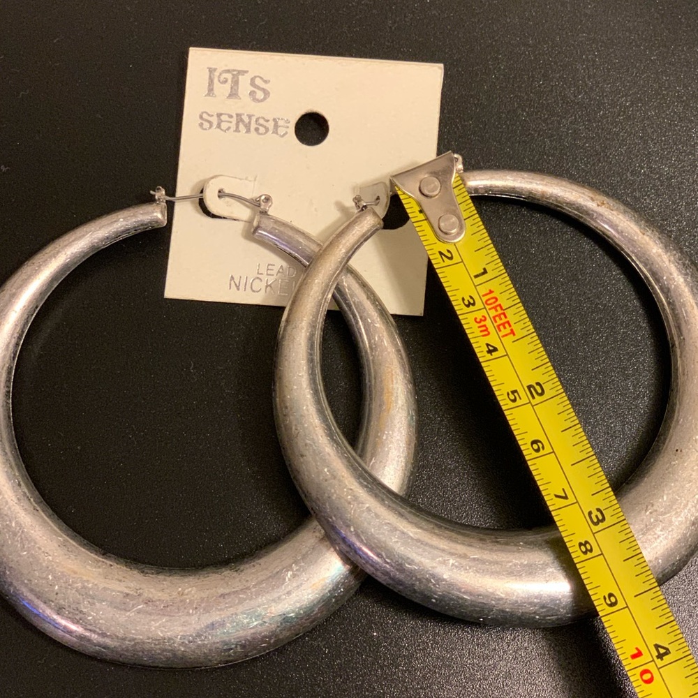 Large Hoop earrings - Picture 5 of 5